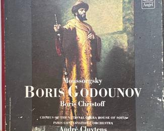 Moussorgsky  Boris Godounov  Boris Christoff  Angel Records Stereo