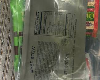 US Military MRE Meal, ReadytoEat Beef Stew