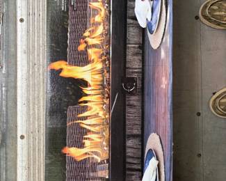 Table Fire Gas Firebowl