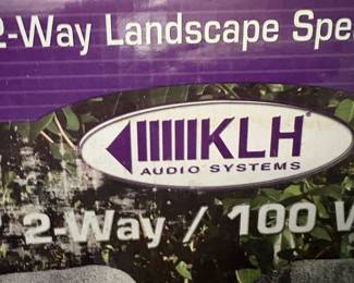 KLH RSP Way Watt Rock Landscape Speaker Pair