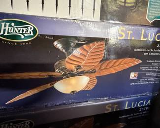 Hunter St. Lucia Ceiling Fan with Light Kit