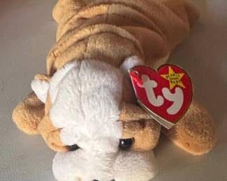 Ty Beanie Baby Wrinkles Bulldog