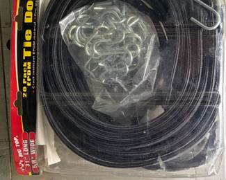 Big Top Tie Downs EPDM Cargo Straps with SHooks