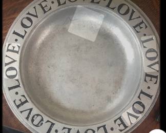 Love Pewter ? plate