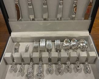 Wallace Violet sterling silver flatware 