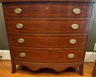 Hickory Chair bowfront chest