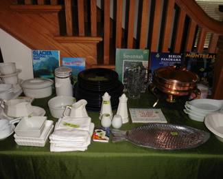 Dishes, Napkins, Serving Pieces, Dish Set, Travel Books