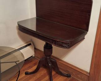 Duncan Phyfe style Card Table