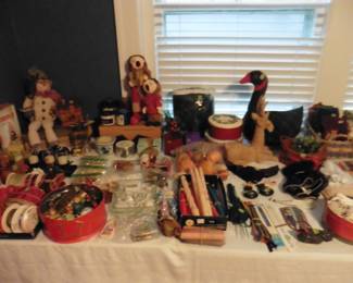 Sewing, Christmas, Ribbon etc.