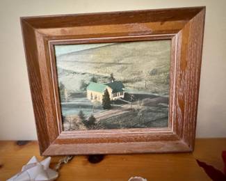 framed artwork (farmhouse)