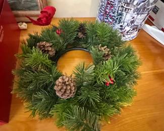 Christmas candle centerpiece