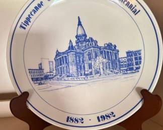 decorative plate (Tippecanoe Co Courthouse)