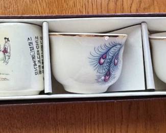 Korean ceramic teacups