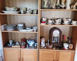 Bookcases.