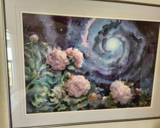 The wonderful passed local Artist Harriet Rex Smith! There are great stories behind her art! The 'Celestial' concepts in certain of her art pieces are in honor of the passing of her daughter.
