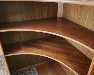Vintage Mid-Century Modern Corner Shelf....Danish Maker!