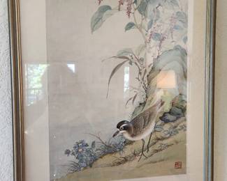 Japanese Woodblock Framed Litho by Katsuji Koizumi.