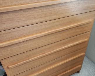 Two Vintage MCM Highboy Dressers.