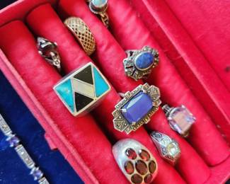 Sterling Silver Rings.