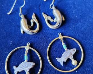 Sterling Silver Earrings.