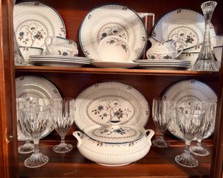 Royal Doulton ‘Old Colony’ China; Mikasa Parklane Glasses