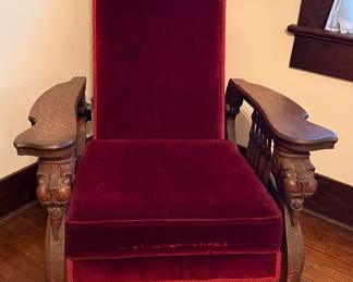 Antique S.A. Cook & Co Reclining Chair
