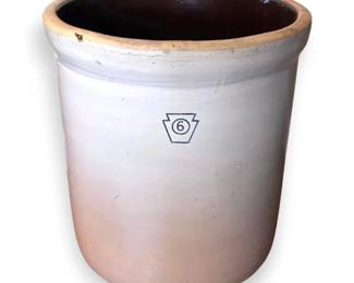 Large 6Gallon Stoneware Crock