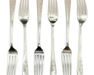 Blossom Time International Sterling Silver 7 Forks 299g Total
