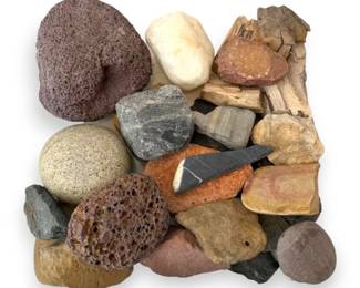 Assorted Rocks, Crystals, Stones, and More HEAVY