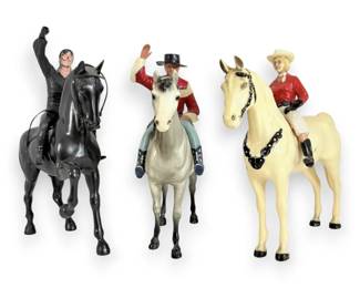 Zorro, Western Plastic Figurines  Horses