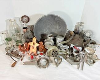 Vintage Kitchen Tools And Cookie Cutters