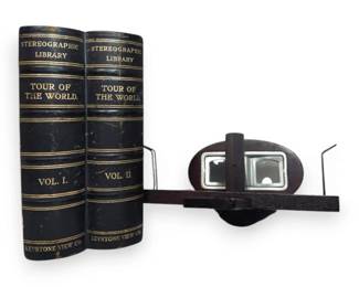 Antique Stereoscope  Photographic Slides