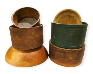 Wooden Bowls  Round Wood Dry Pantry Boxes