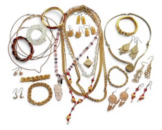 Givenchy, Monet, And More Gold Toned Costume Jewelry
