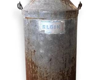Elgin Metal Milk Can