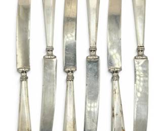 Sterling Silver Handle 7 Butter Knives