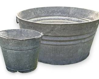 Galvanized Tub  Bucket