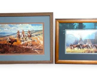 Framed Western Scene Art Prints