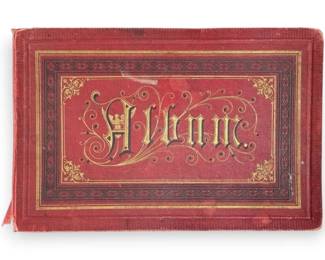 Victorian 1880s Friendship Book