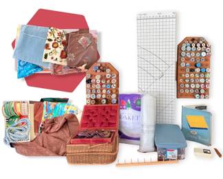 Sewing And Fabric Mystery Lot