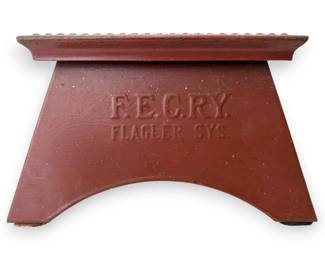 Florida East Coast Railway F.E.C. RY Metal Railroad Step Stool