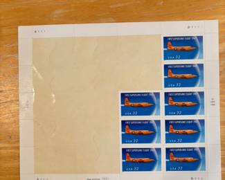 Unused postage stamps