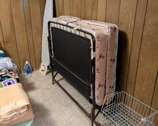 Folded bed, ironing board 