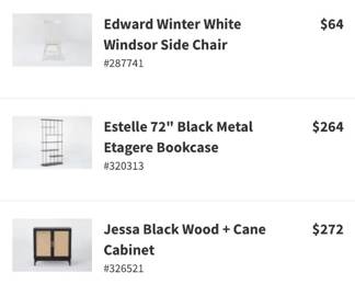 40% of original price we bought last October for staging.