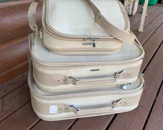 vintage luggage.  $30 for all 3