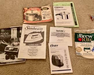 Books for vintage small appliances