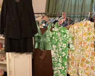Buisness suit , ball gown, flower printed dresses