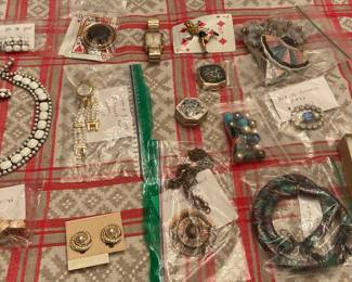 Pill boxes and earrings