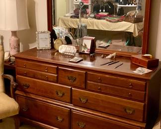 Dresser with mirror