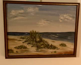 Beach painting
